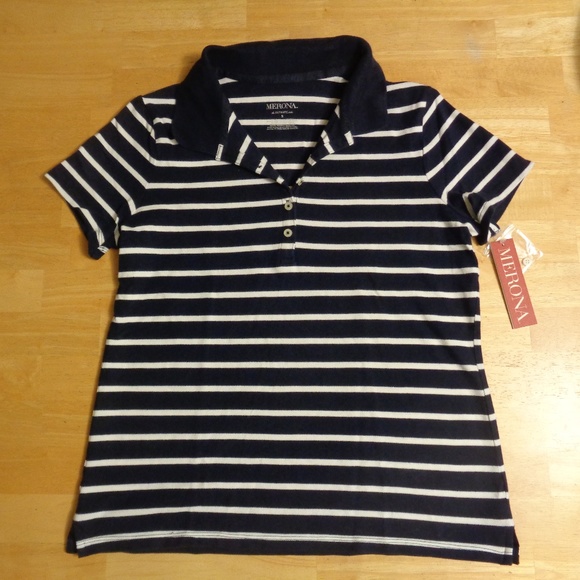 2 Stripe Polo Shirts - Picture 1 of 5